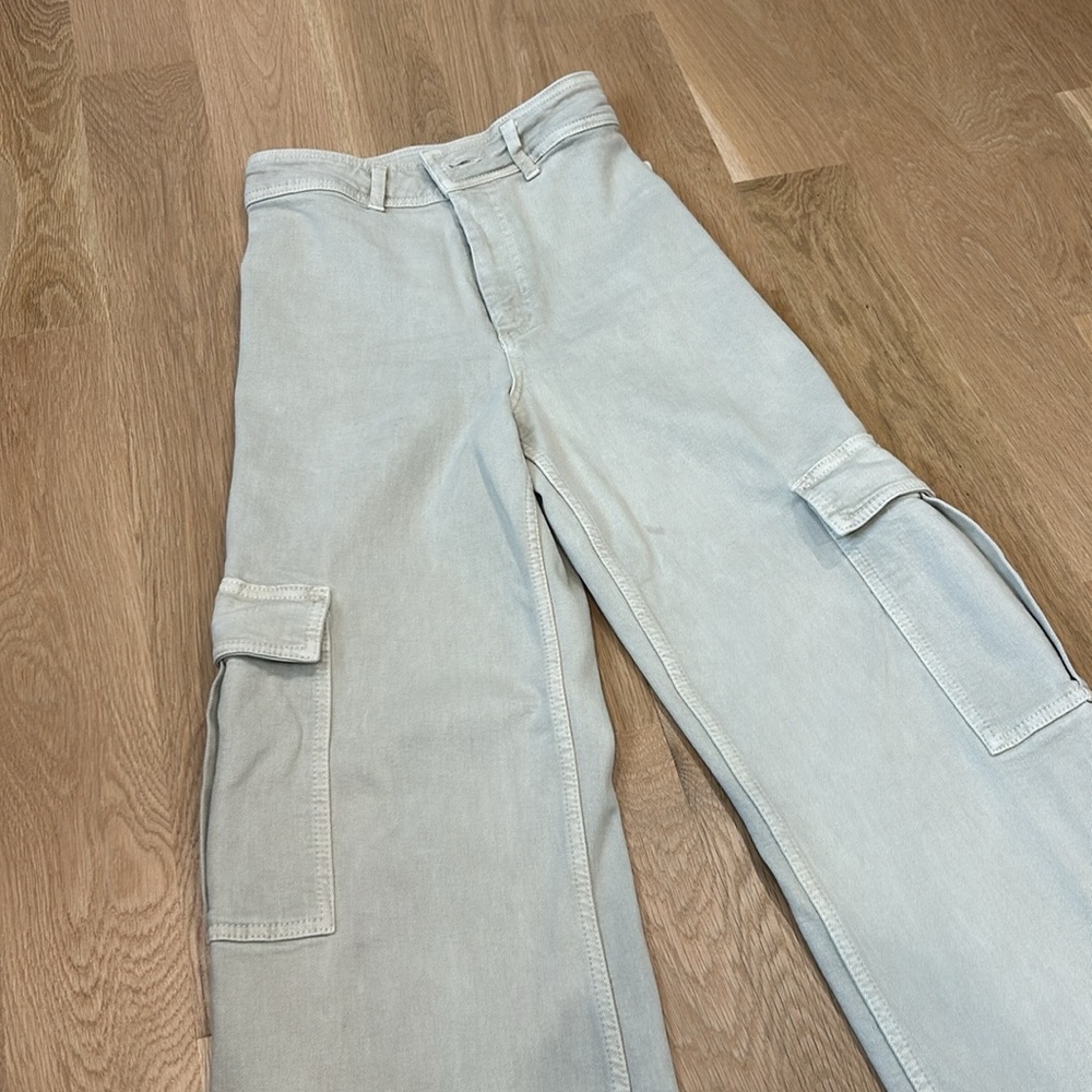 Zara marine cargo jeans size 0/2 - Picture 6 of 9